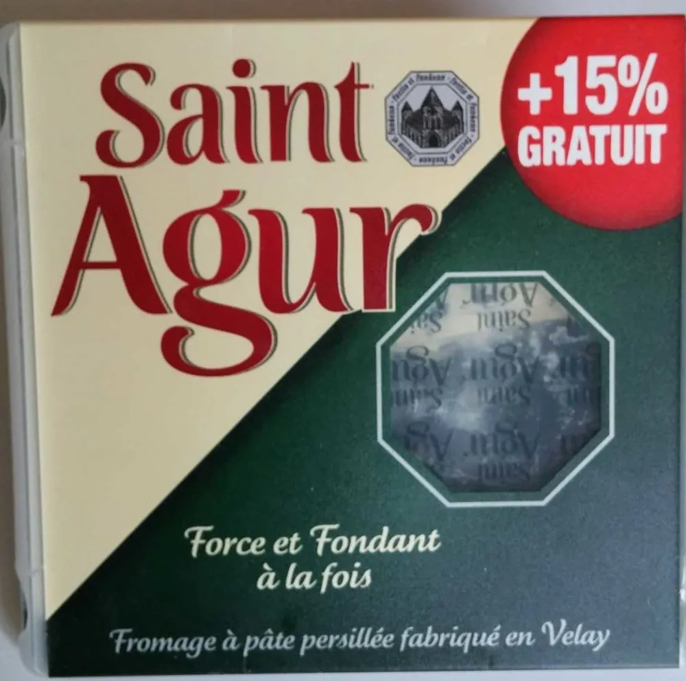 Saint Agur +15% gratuit