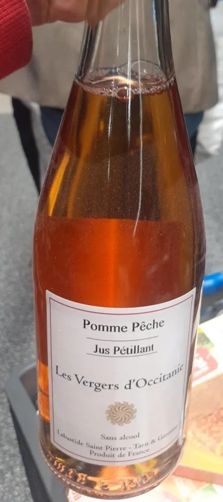 Jus Pétillant pomme pêche