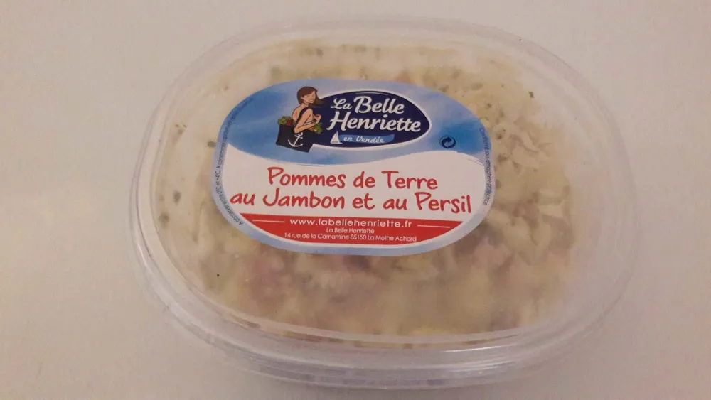 Pomme de terre jambon persil