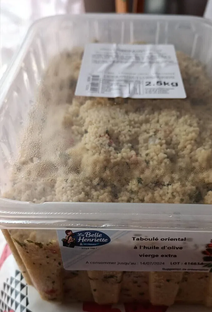 Taboulé oriental à l'huile d'olive vierge extra
