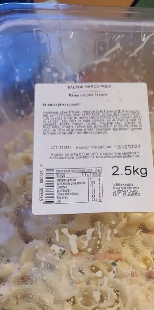 Salade Marco polo