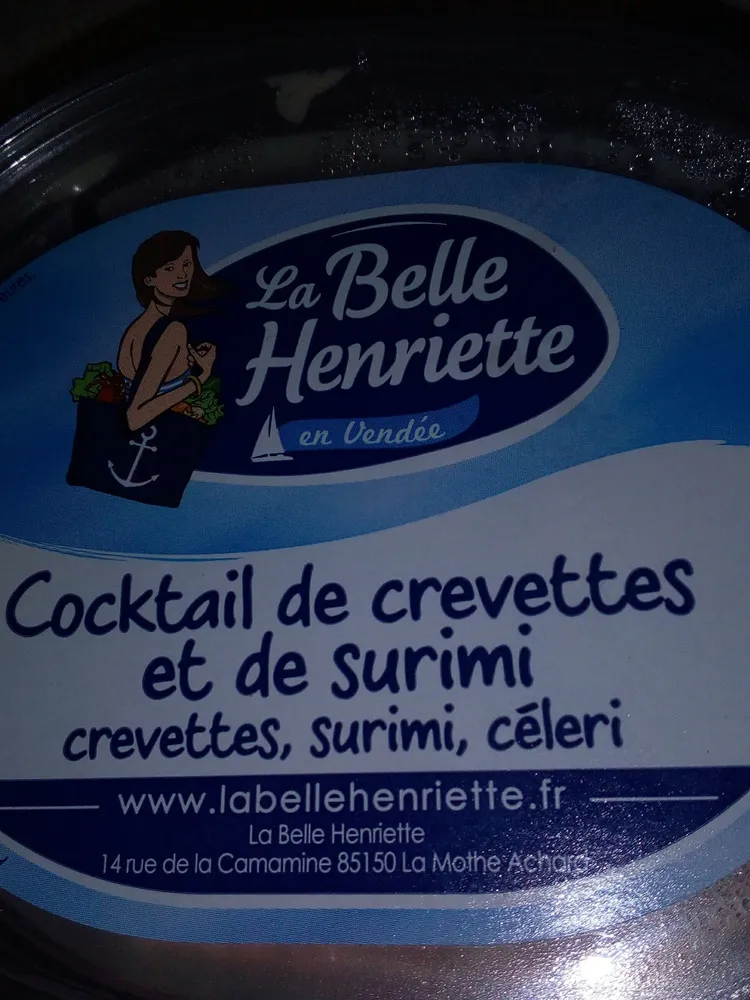 Cocktail de crevettes LA BELLE HENRIETTE