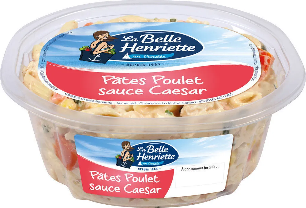 Pâtes poulet Caesar