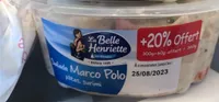 Salade marco polo pates,surimi