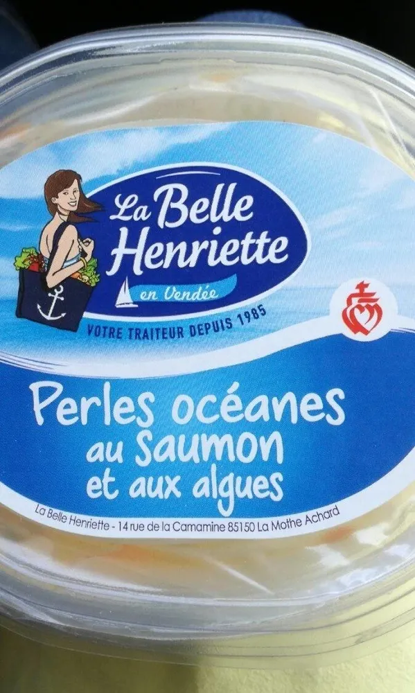 Perles océanes au saumon et aux algues