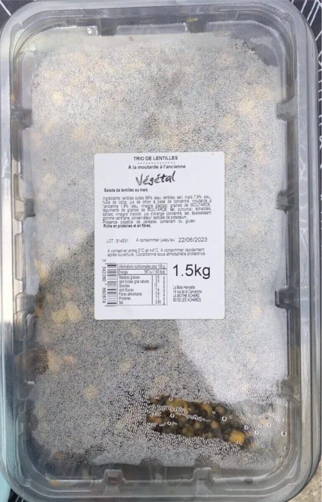Trio de lentilles