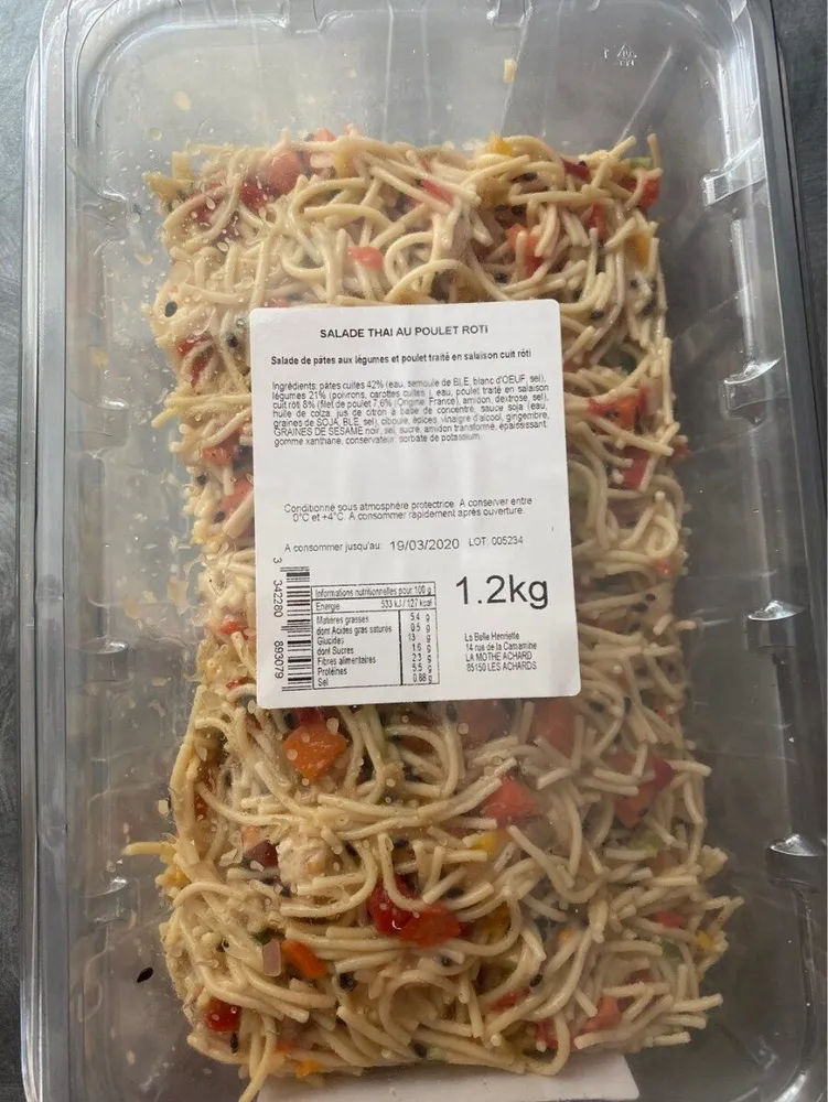 Salade thaï au poulet roti