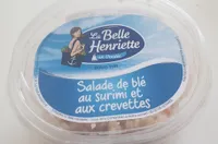 Salade de blé au surimi et aux crevettes