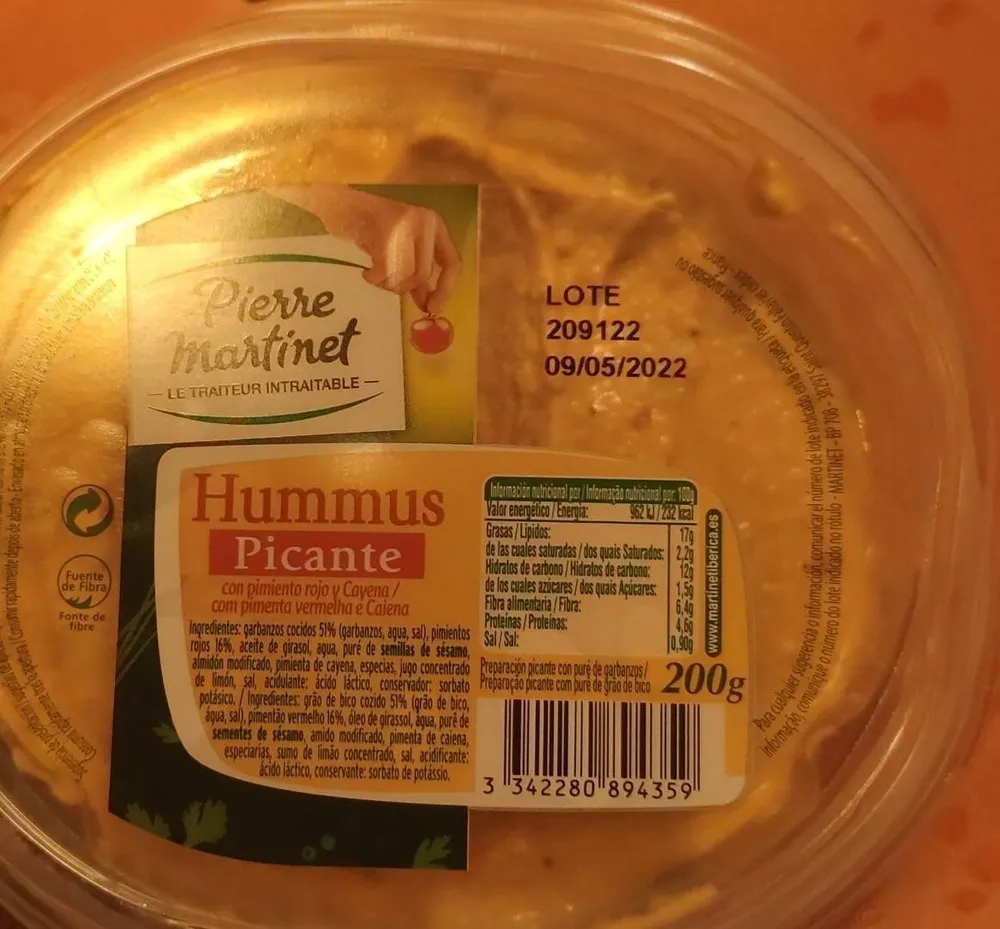 Hummus picante