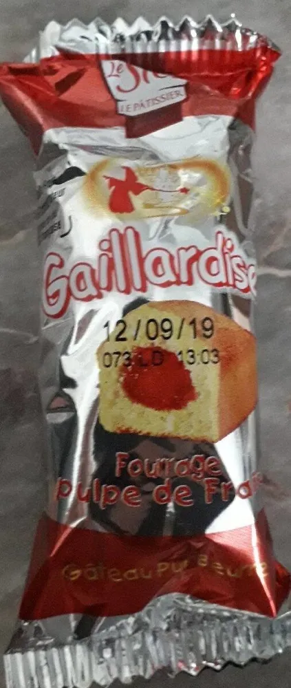 Gâteau pur beurre fourrage fraise