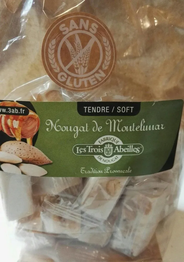 Nougat de Montélimar tendre sans gluten