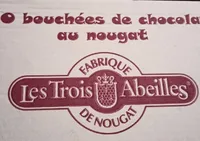 Bouchées de chocolat au nougat