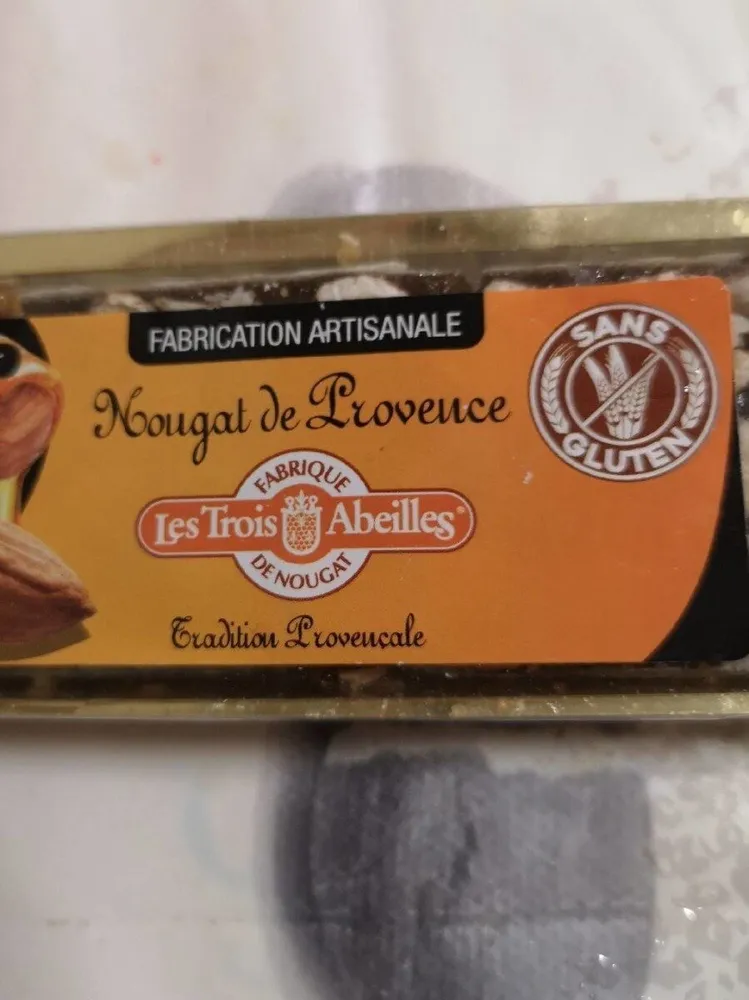 Trois Abeilles – Hard Nougat Bar from Provence, 125g (4.4oz)