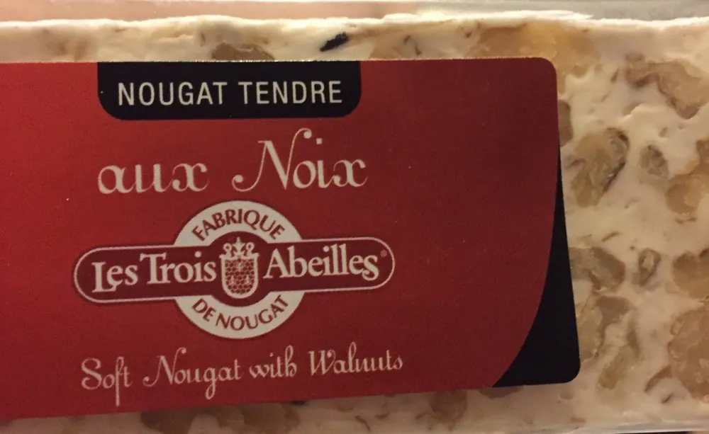 Nougat tendre aux noix de france