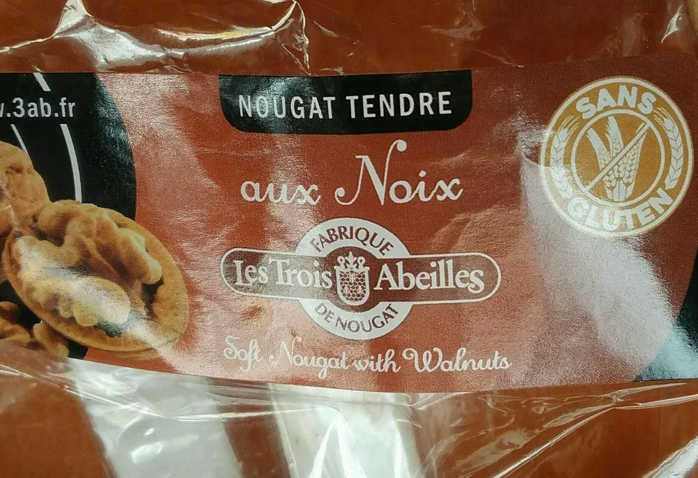 Nougat tendre aux noix