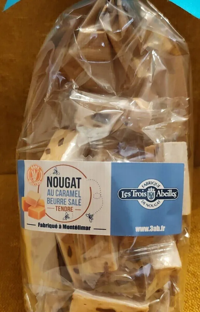 Nougat au caramel beurre salé tendre