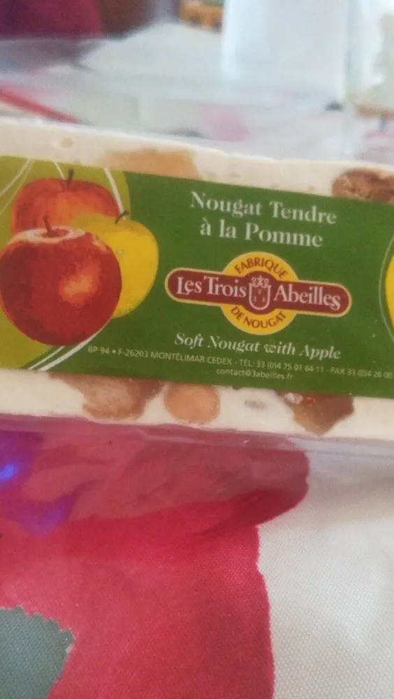 Nougat tendre à la pomme