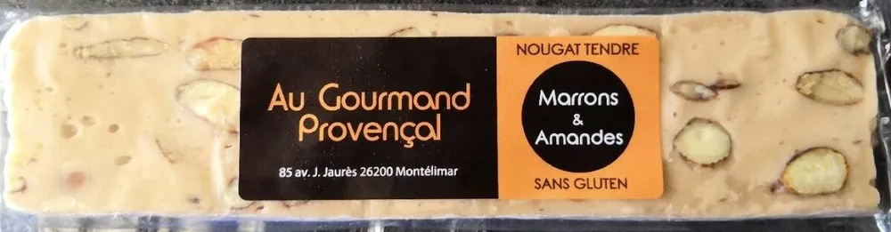 Nougat marrons et amandes