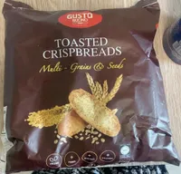 Toasted crispbreads