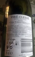 Viré-Clessé Cuvée des Tourterelles 2016