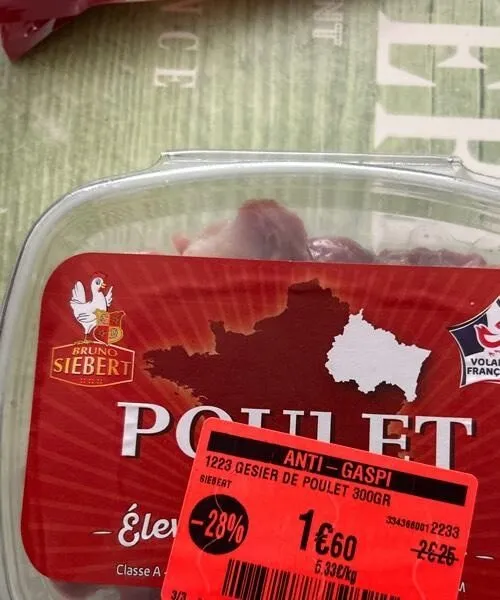 Gésier de poulet