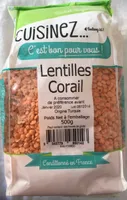 Lentilles corail