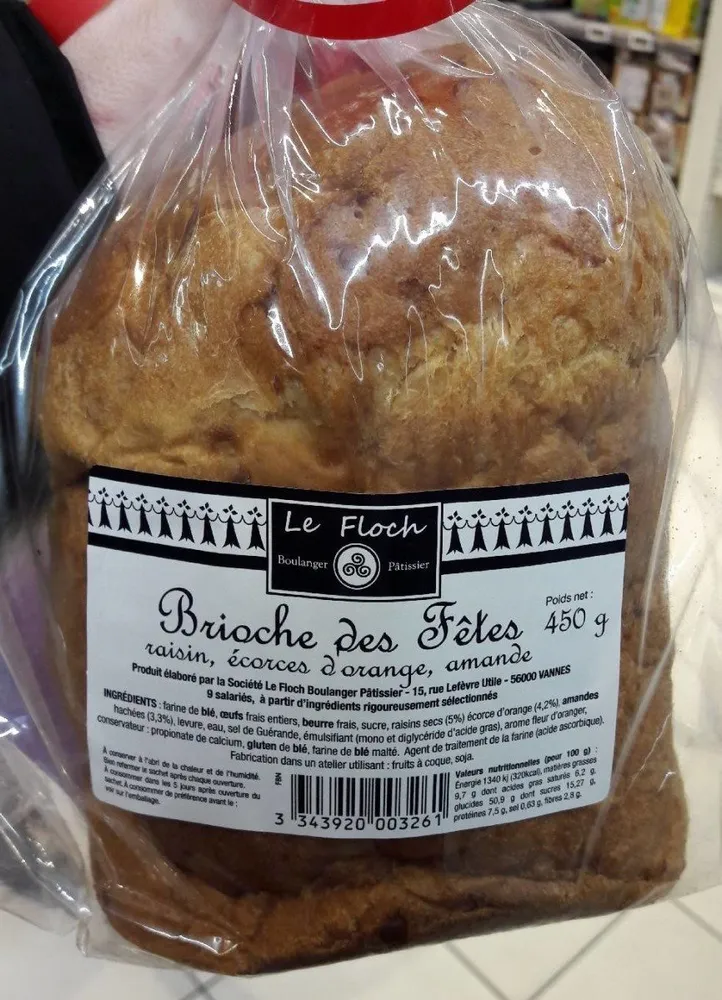 Brioche des fêtes
