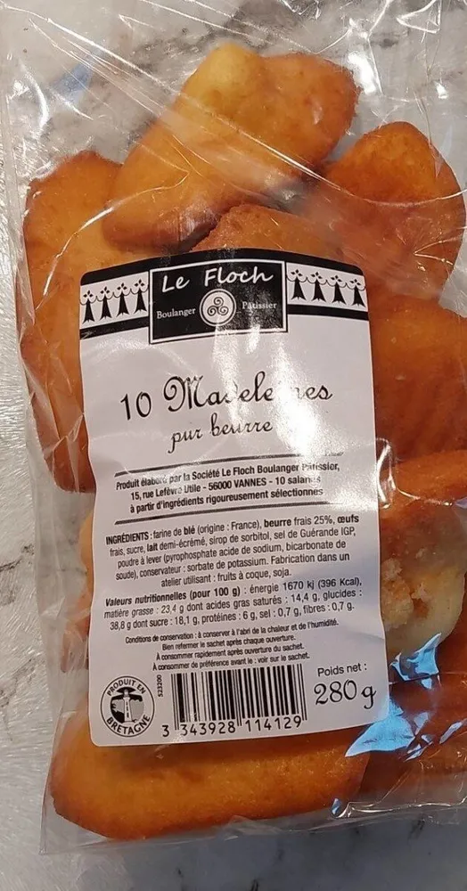 Madeleines pur beurre