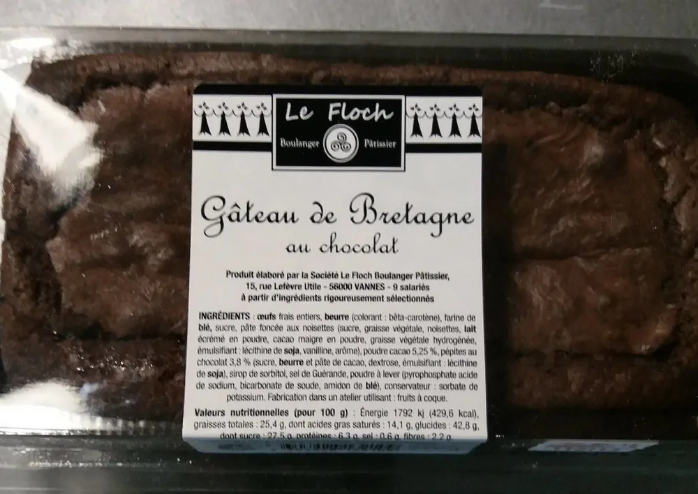 Gâteau de Bretagne au chocolat