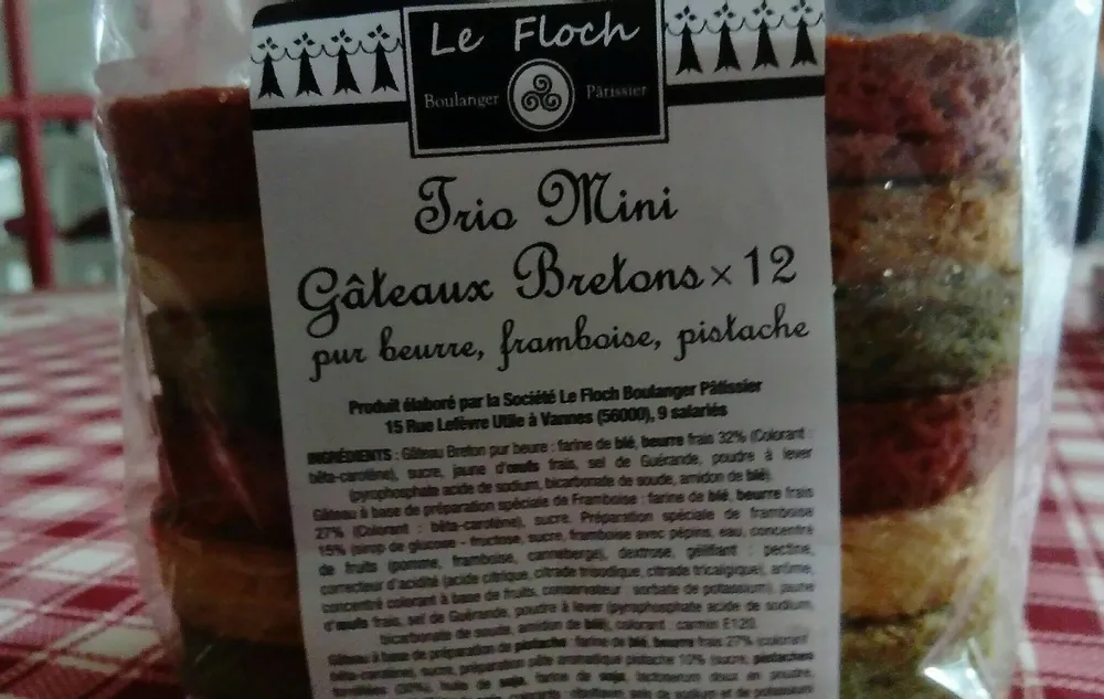 Trio mini gâteaux bretons