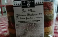Trio mini gâteaux bretons