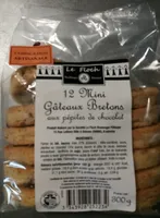 12 Mini Gâteaux Bretons aux Pépites de Chocolat