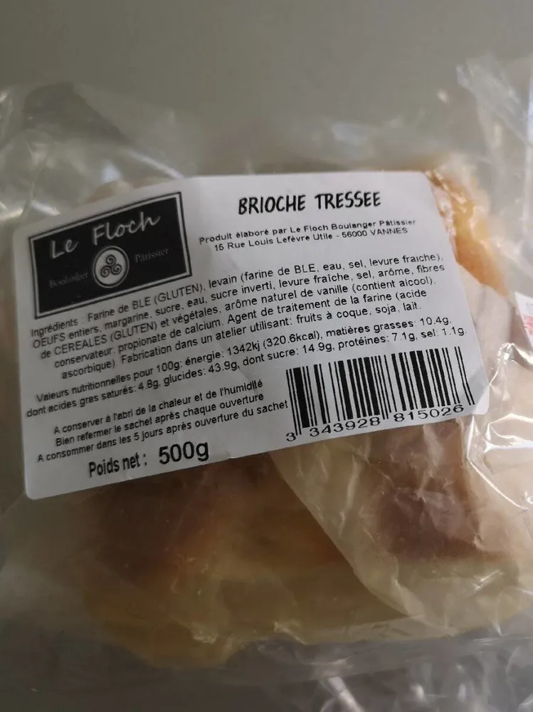 Brioche tressée