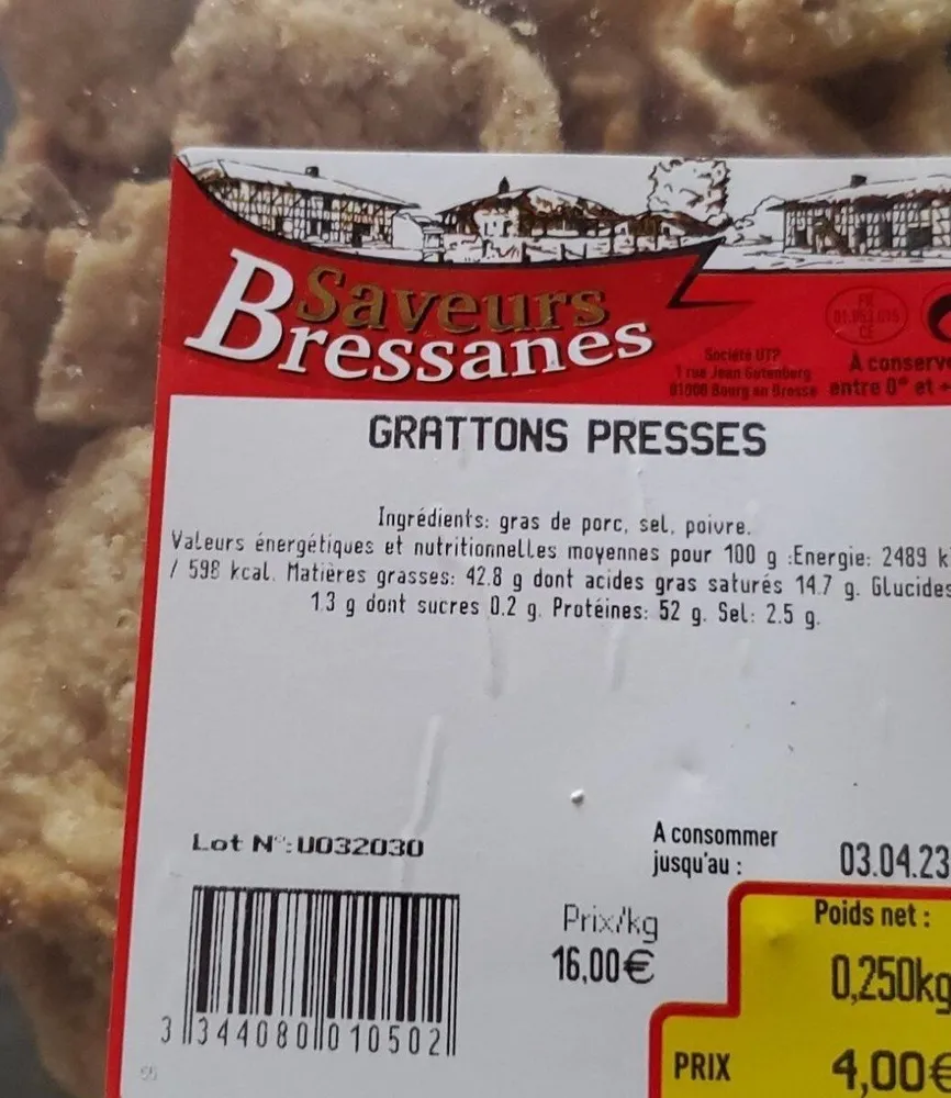 Grattons presses