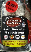 Assortiment de 5 saucissons