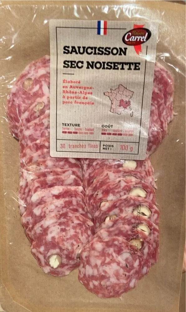 Saucisson sec Noisette