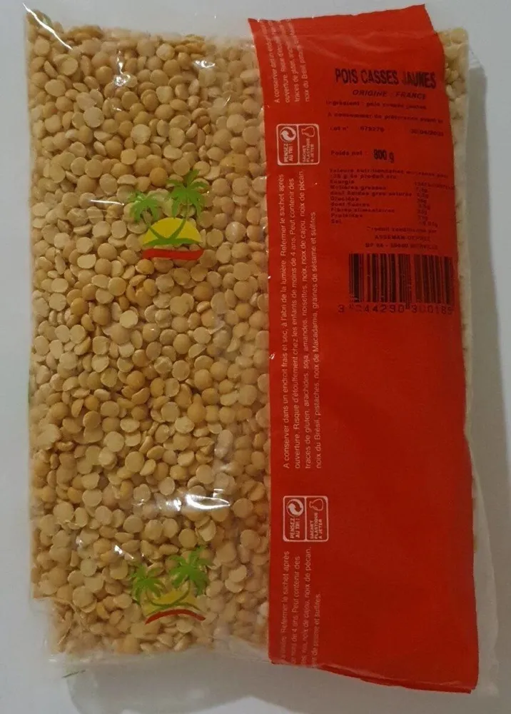 Pois cassés jaunes
