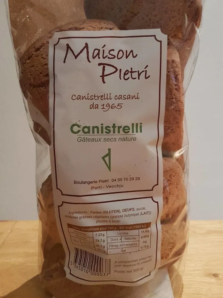 Canistrelli maison Pietri