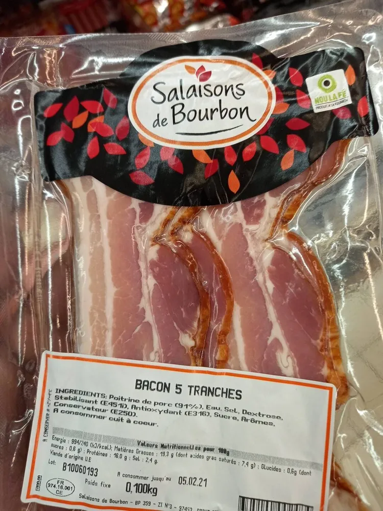 Bacon salaisons de bourbon