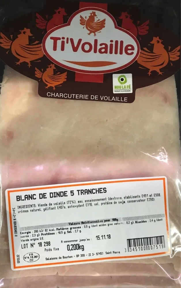 Blanc de dinde 5 tranches
