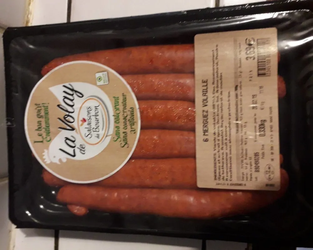 6 merguez volaille