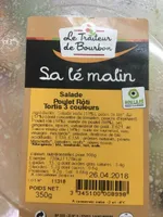 Salade poulet roti tortis 3 couleurs