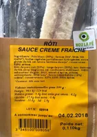 Sandwich roti creme fraiche