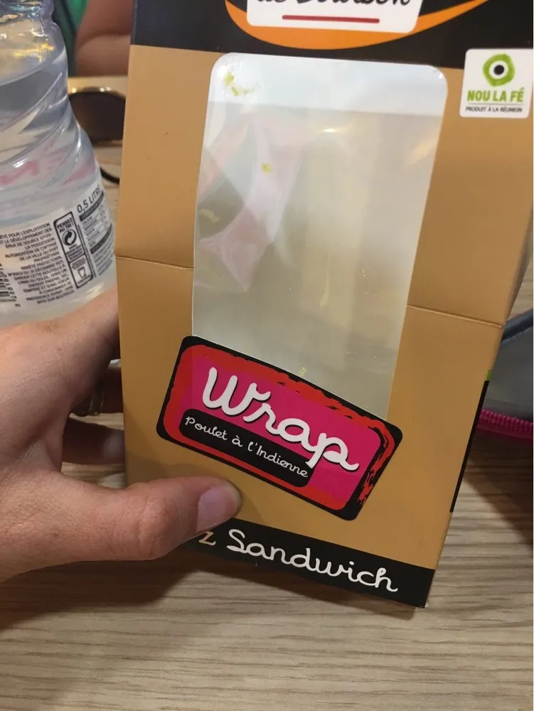 Wrap Poulet à l'indienne