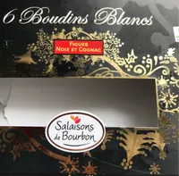 6 boudins blancs figues noix et cognac