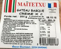 Gateau basque