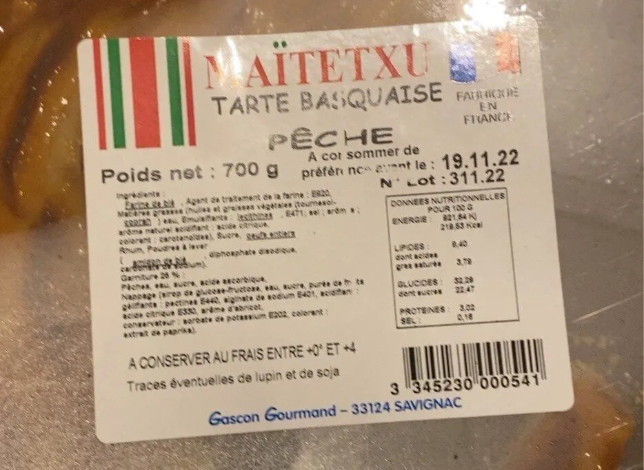 Tarte basquaise