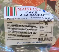 Cake à la vanille