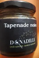 Tapenade Noire Donadille Lycée Agricole Marie-Durand 85g