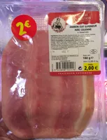 Jambon cuit supérieur avec couenne